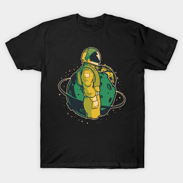 Astronaut, Space, Moon T-Shirt by LR_Collections